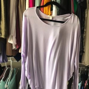 Purple piko material shirt